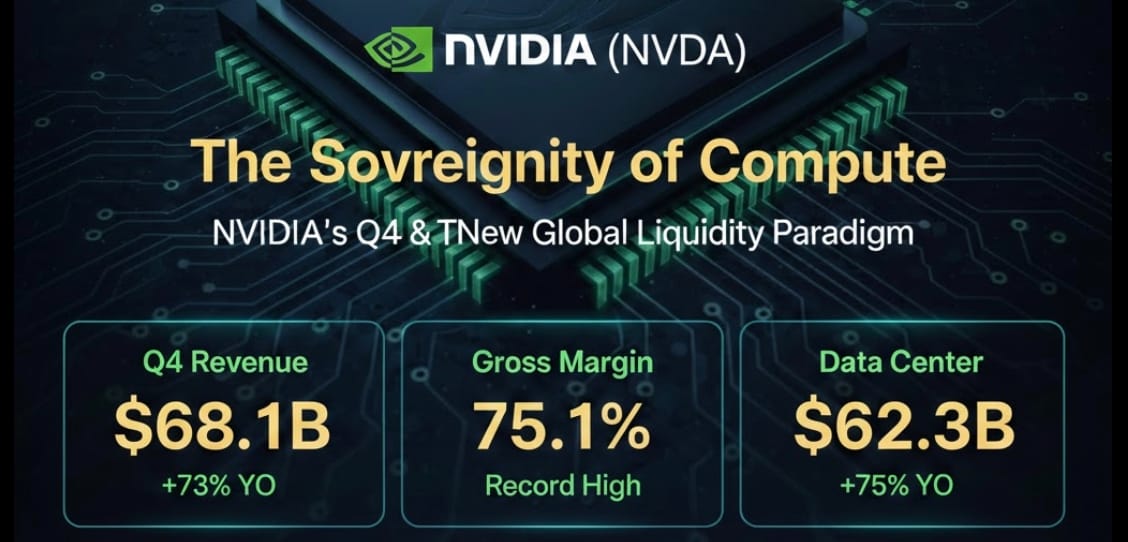$NVDA Q4: The Sovereignty of Compute and the Death of the "AI Bubble" Narrative