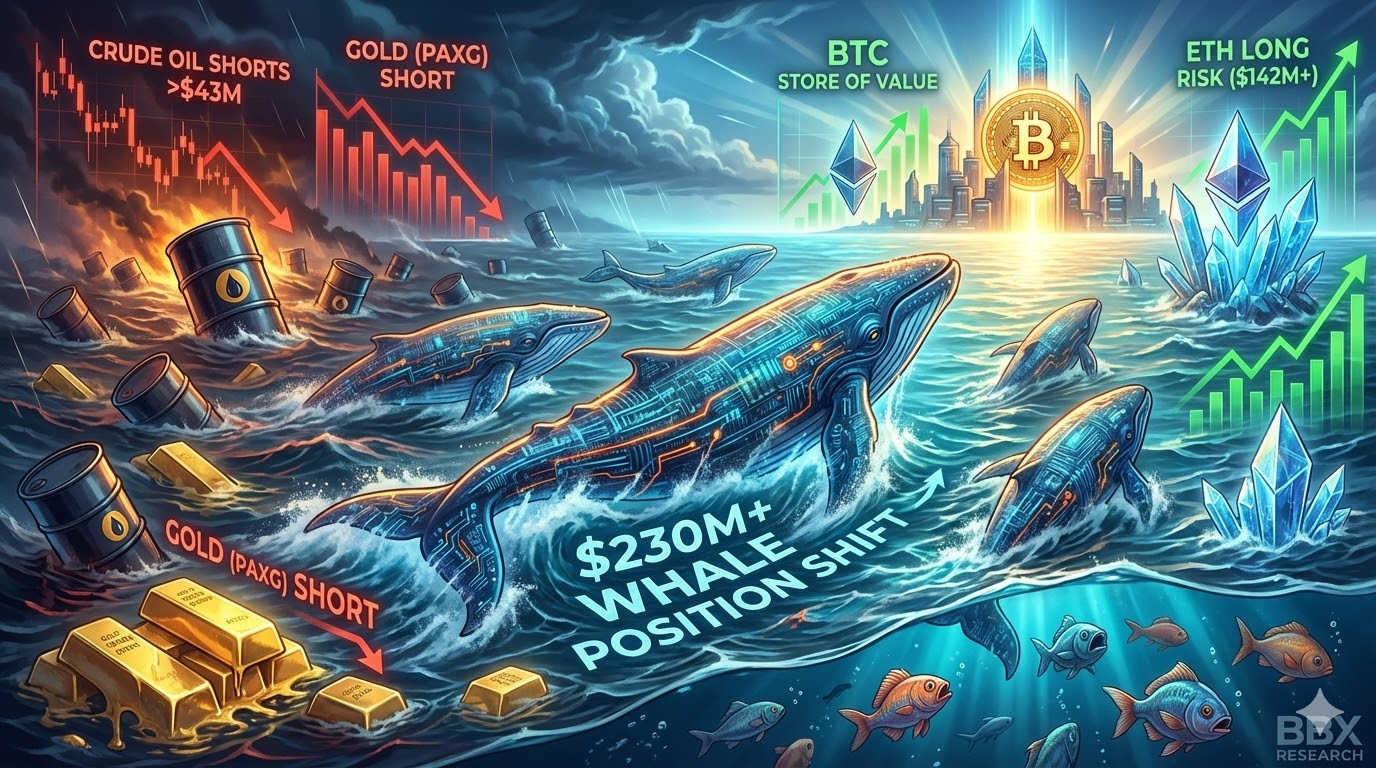 Whale Weekly: $230M+ in Whale Position Changes — The "Commodity Exodus" Signal