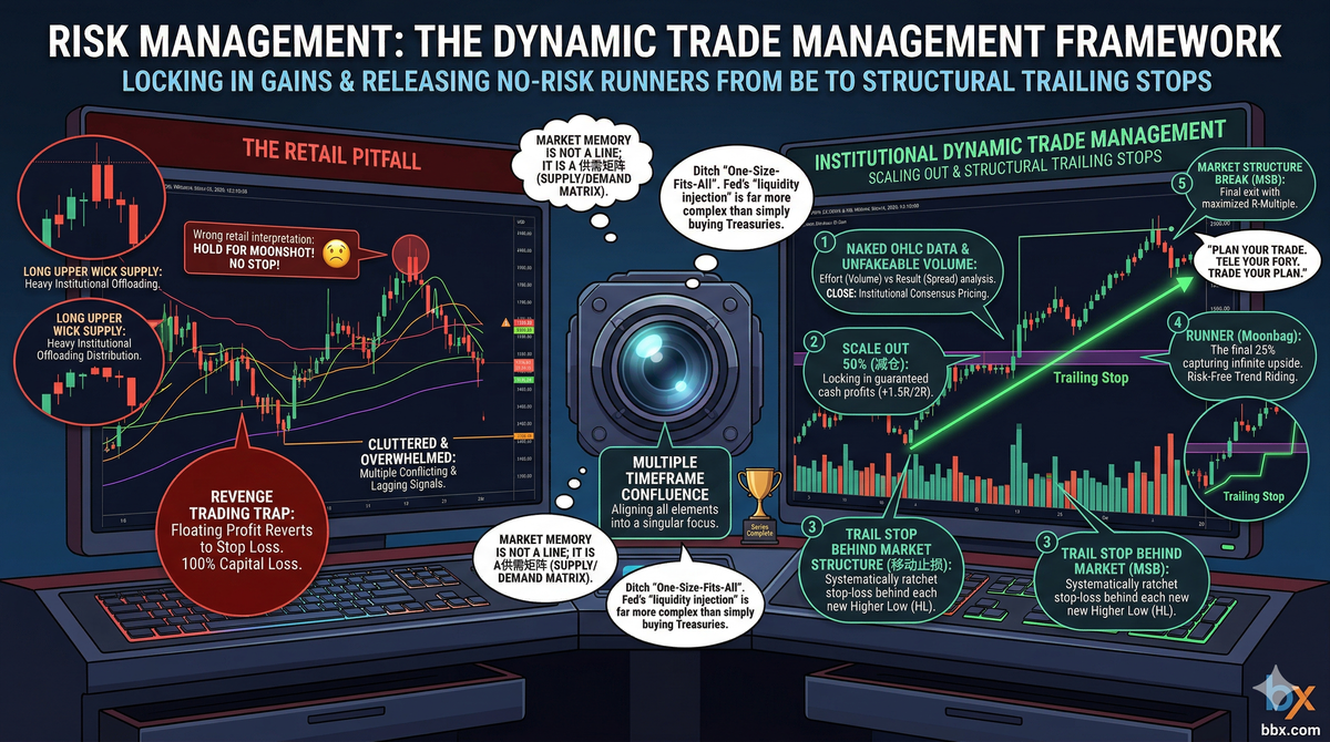 Stop Riding the Profit Rollercoaster: An Institutional Guide to Dynamic Trade Management and Trailing Stops