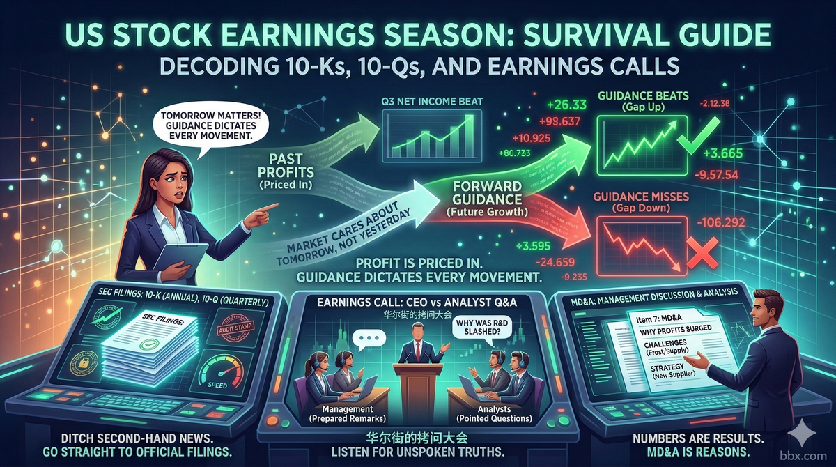 The Wall Street Earnings Season Survival Guide: Decoding 10-Ks, 10-Qs, and Earnings Calls