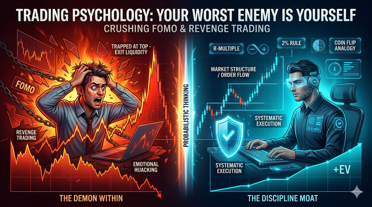 Your Worst Enemy is Yourself: Crushing FOMO and Revenge Trading to Build an Institutional "Discipline Moat"