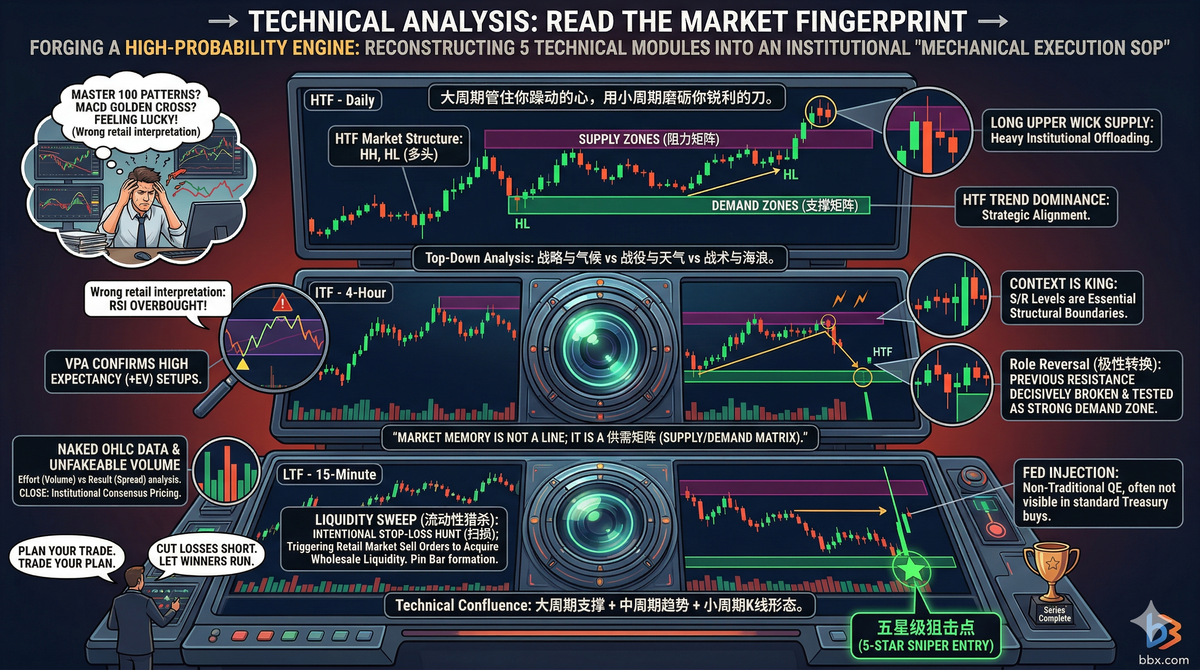 Forging a High-Probability Engine: Reconstructing 5 Technical Modules into an Institutional "Mechanical Execution SOP"