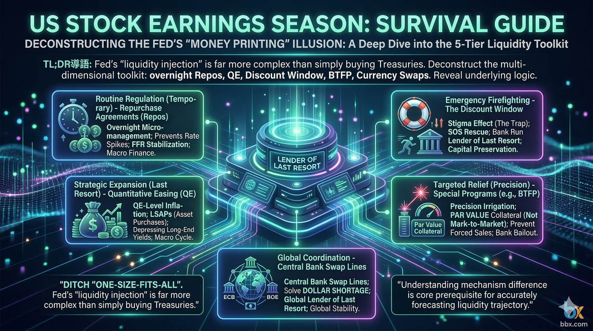 Mapping the Liquidity Crisis Response: A Deep Dive into the Fed's 5-Tier "Injection" Toolkit