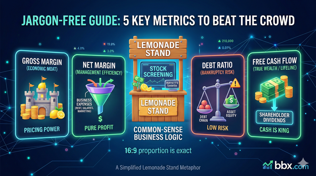 5 Common-Sense Financial Metrics to Beat 80% of Retail Investors