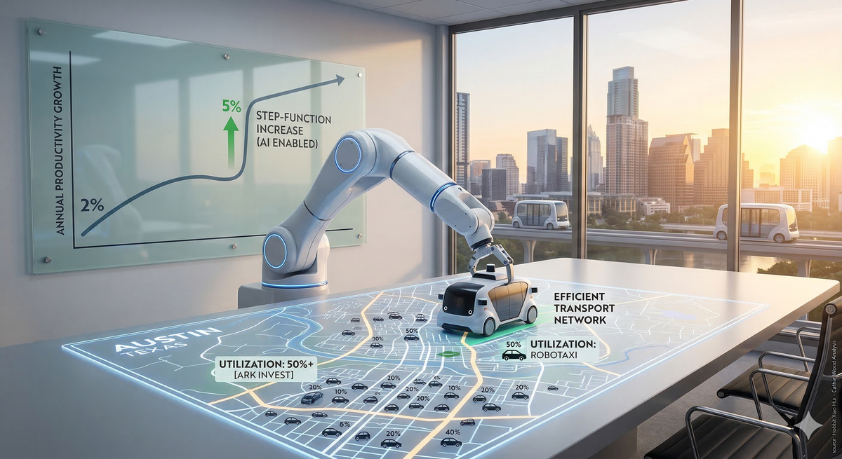 The Productivity Leap: Why Cathie Wood Believes We Are on the Verge of a Wealth Explosion