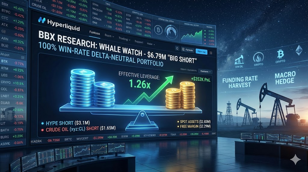 Whale Watch: The $6.79M "Big Short" — Deconstructing a 100% Win-Rate Delta-Neutral Portfolio