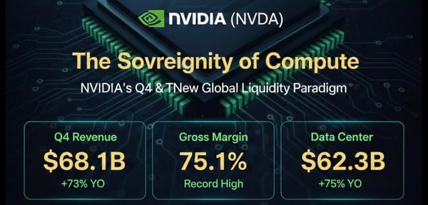 $NVDA Q4: The Sovereignty of Compute and the Death of the "AI Bubble" Narrative