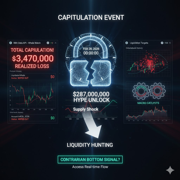 Whale Watch: Total Capitulation — The $3.47M Wipeout of a Hyperliquid Whale Ahead of the HYPE Unlock Cliff