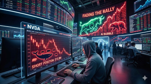 Whale Watch: The $15.8M NVDA Short — Analyzing the Contrarian Alpha of @Cbb0fe