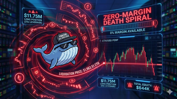 Whale Watch: The Zero-Margin Death Spiral — Deconstructing Machi Big Brother's $11.75M ETH Long