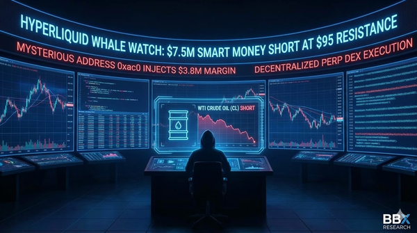 Whale Watch: The $7.5M Crude Oil Short — Decoding 0xac0’s Institutional Pivot
