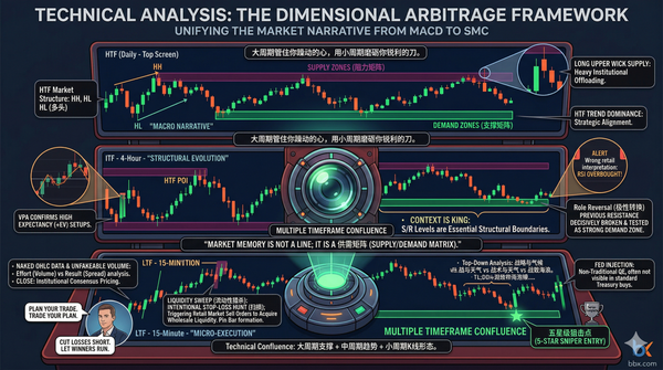 Dimensional Arbitrage and the Macro View: An Institutional Framework for "Multiple Timeframe Analysis (MTFA)" and Technical Confluence