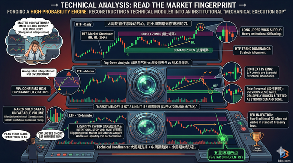 Forging a High-Probability Engine: Reconstructing 5 Technical Modules into an Institutional "Mechanical Execution SOP"